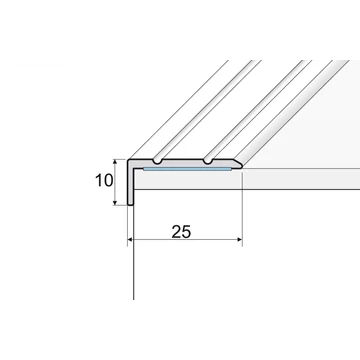 Lépcső profil A31 Eloxált szín