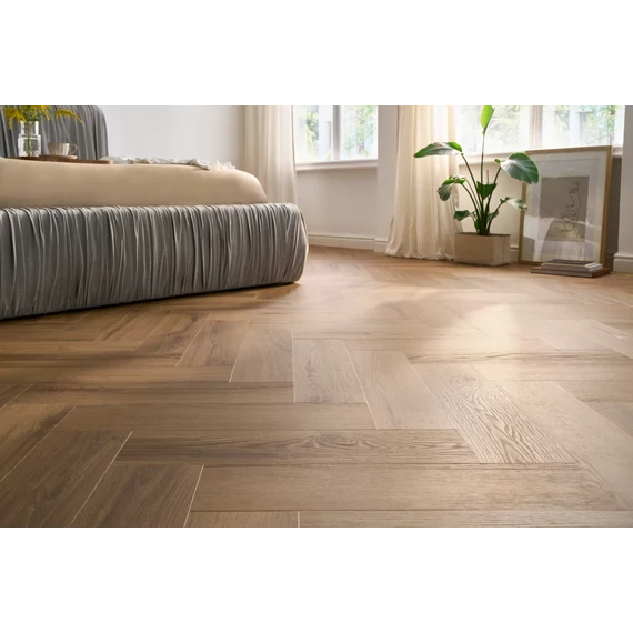 ARBITON AMARON HERRINGBONE EIR 4V SPC/vinyl vízálló padló, Rochester Oak+Multiprotec Acoustic alátét