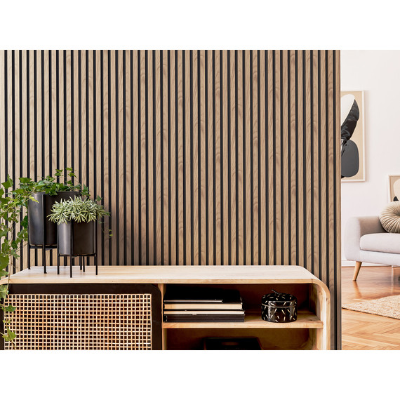 MM LAMELLA SMOOTH DEKORPANEL SZÍN:TRUFFLE OAK, 12,5X160X2700 MM