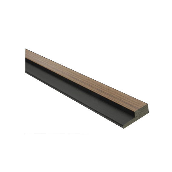 MM LAMELLA SMOOTH DEKORPANEL, BALOS ZÁRÓPROFIL, SZÍN:EUROPEAN OAK, 12,5X38X2700 MM