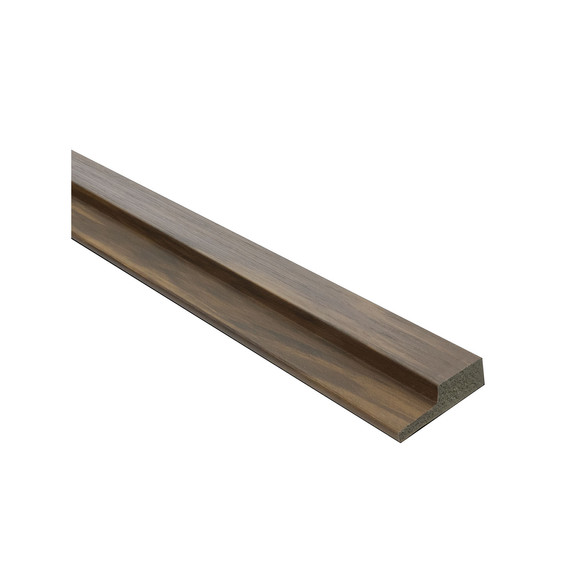 MM LAMELLA SMOOTH DEKORPANEL, BALOS ZÁRÓPROFIL, SZÍN:RUSTIC OAK, 12,5X38X2700 MM