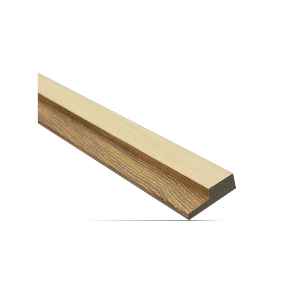 MM LAMELLA SMOOTH DEKORPANEL, BALOS ZÁRÓPROFIL, SZÍN:NATURAL BEECH, 12,5X38X2700 MM