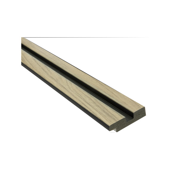 MM LAMELLA SMOOTH DEKORPANEL, JOBBOS ZÁRÓPROFIL, SZÍN:TRUFFLE OAK, 46,5X12,5X2700 MM