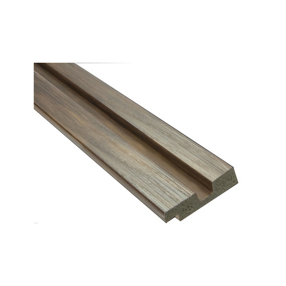 MM LAMELLA SMOOTH DEKORPANEL, JOBBOS ZÁRÓPROFIL, SZÍN:RUSTIC OAK, 46,5X12,5X2700 MM