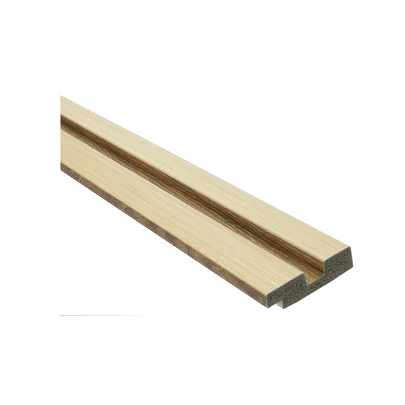 MM LAMELLA SMOOTH DEKORPANEL, JOBBOS ZÁRÓPROFIL, SZÍN:NATURAL BEECH, 46,5X12,5X2700 MM