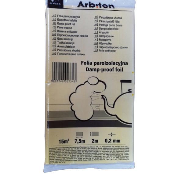 Arbiton párafékező fólia 0,2 mm 15 m2