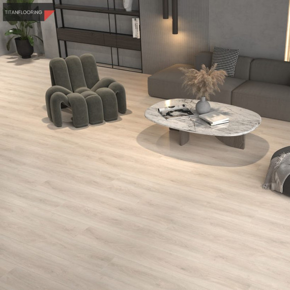Titanflooring COTTON WHITE OAK UNICLIC DESZKA SPC PADLÓ