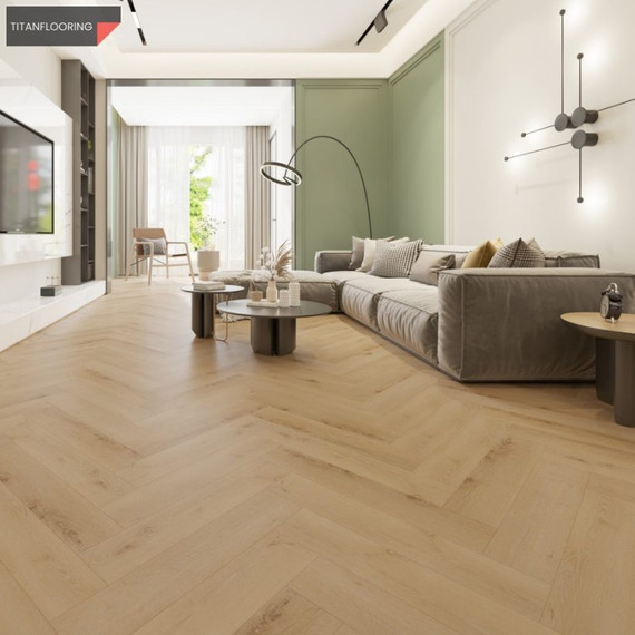 Titanflooring WHITESBORO UNICLIC HALSZÁLKA SPC PADLÓ