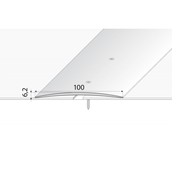 Effector 100 mm-es áthidaló profil ezüst A72 1 m
